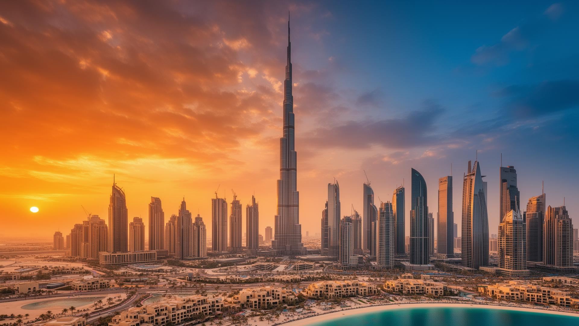 Dubai skyline featuring luxury real estate properties - Hammad Real Estate